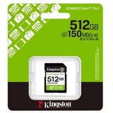 Kingston Memorije kartice SDS3/512GB/Canvas Select Plus/Class10 UHS-I/150MB/s | Eponuda.com