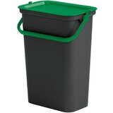 Tontarelli koš za smeti Moda, 10 L, črna/zelena Cene