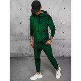 DStreet Men's green velor tracksuit AX0702 | Shoptok.si