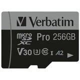 Verbatim Pro Micro kartica SDXC C10 U3 256 GB cene