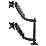 Fellowes Platinium Dual Stacking (8043401) crni stoni zglobni nosač za 2 monitora do 32"" do 8kg " | Eponuda.com