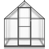  Staklenik s okvirom antracit 169 x 169 x 202 cm aluminijski | shoptok.hr