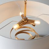  Endon 95268 - Luster na lancu 3xE14/6W/230V Ø 60 cm bela/mesing | Eponuda.com