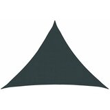  Jedrilica za sunčevu sjenu 7 x 5 x 5 m HDPE Trokutasti - Tamnozelena 7 x 5 x 5 m u
