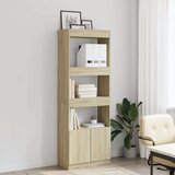 vidaXL Visoka omara sonoma hrast 63x33x180 cm inženirski les | Shoptok.si