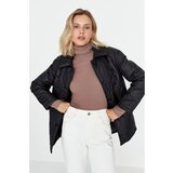 Trendyol Black Button Quilted Inflatable Coat | Shoptok.si