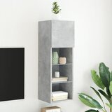 vidaXL TV omarica z LED lučkami betonsko siva 30,5x30x90 cm Cene