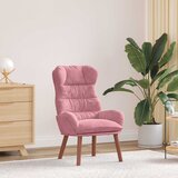  Fotelja Ružičasta 69 x 74 x 93 cm Baršun | shoptok.hr