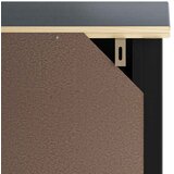  Kupaonski zidni ormarić BERG crni 40 x 27 x 71,5 cm od borovine | shoptok.hr