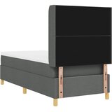  Krevet s opruga kutije Tamno siva 90 x 200 cm tkanina | shoptok.hr