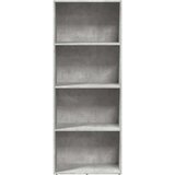 vidaXL Regal za knjige boja betona 60x30x152 cm konstruirano drvo | shoptok.hr