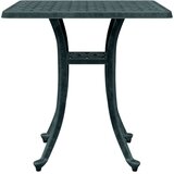  Vrtni stol zeleni 53 x 53 x 53 cm od lijevanog aluminija | shoptok.hr
