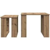  Set stolića za kavu 2 pcs Umjetnički hrast Konstruirano drvo | shoptok.hr
