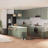 vidaXL Ograda za pse z vrati zložljiva 12 panelov črna 960 cm les | Shoptok.si