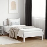 Furnova Posteljni okvir brez vzmetnice bel 100x200 cm trdna borovina, (21942431) Cene