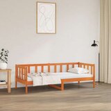  Konstrukcija postelje z vzglavjem Voskast rjav 90 x 190 cm, (5000141832) | Shoptok.si