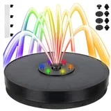 RGB solarna plutajuća vrtna fontana - pumpa za ribnjak
