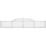  Obokane gabion košare 2 kosa 300x30x40/60 cm pocinkano železo | Shoptok.si
