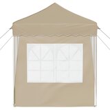  Rastezljivi šator za zabave 195 x 195 x 245 cm Krem | shoptok.hr
