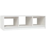 Maison Chic Klubska mizica - kavna mizica - Nizka mizica bela 110x50x34 cm trdna borovina, (21753685) Cene