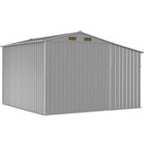  Vrtno spremište sivo 277 x 279 x 179 cm od pocinčanog čelika | shoptok.hr
