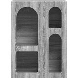  Strani šal Siva Sonoma 59 x 35 x 80.5 cm Konstruiran les, (5000107757) | Shoptok.si