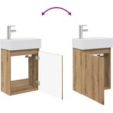  Jedinstveni ormar za kupaonicu s umivaonikom Hrast artisan | shoptok.hr