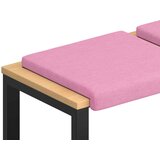 Jastučić za klupu 2 kom. Tkanina Ružičasta Dubina 35 cm | shoptok.hr