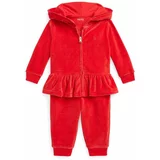 Polo Ralph Lauren Trenirka za dojenčka rdeča barva