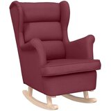vidaXL Gugalni stol Vino rdeče 74x90x102 cm Tkanina | Shoptok.si
