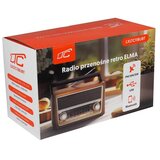 Ltc ELMA 118UBT prijenosni retro radio FM/AM/SW, Bluetooth, USB, microSD, AUX i svjetiljka | shoptok.hr