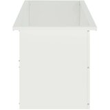  Vrtna posuda za sadnju s LED svjetlom 2 kom. Bijela - Bijela 40 x 100 x 40 cm 2 | shoptok.hr