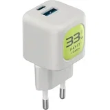 PUNJAČ KUĆNI DUO USB A+USB C adapter UC230EU 33W bijela