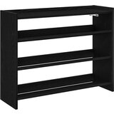 vidaXL Regal za čevlje črn 80x25x62 cm inženirski les | Shoptok.si