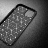 Techsuit CarbonFiber maska za iPhone 11 &amp;ndash; crna Slike