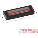  InFire - BIO kamin 8x60 cm 3kW crne boje | Eponuda.com