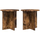  Stalak za biljke 2 pcs Dimljeni hrast 40 x 40 x 40 cm | shoptok.hr