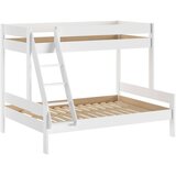 Vipack Bela pograd otroška postelja z letvenim dnom 140x200/90x200 cm Primo – Cene