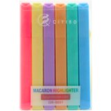  Set of Highlighters, Markers, Colored Markers, Office, School, 6 pcs. | Shoptok.si