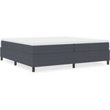  Kutija Prolazni Krevet Tamno Siva 200x200 cm Baršun | shoptok.hr
