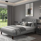  Versaj Bračni Krevet 216X164X108 cm - Sivi + Forma Dušek za Bračni krevet 160x200 cm | Eponuda.com