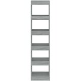  Knjižna omara/pregrada siva sonoma 40x30x166 cm, (20705006) | Shoptok.si