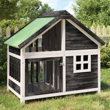  Kućica za pse siva 96 x 60 5 x 87 cm od masivne borovine | shoptok.hr