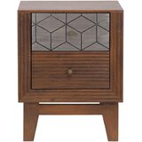 MID.YOU NOČNA OMARICA, trd les mangov les siva, barve medu | Shoptok.si