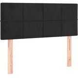 Krevet box spring s madracem LED crni 120 x 190 cm baršunasti | Eponuda.com