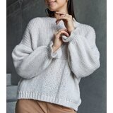  Beige asymmetrical sweater Castia | Shoptok.si