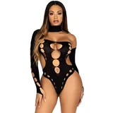 Seamless Thong Back Bodysuit Black