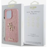 Guess PU Fixed Glitter 4G Metal Logo Zadní Kryt pro iPhone 16 Pro Max Pink Ovitek za telefon Vijolična | Shoptok.si