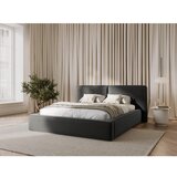 Cosmopolitan Design Sivi baršunasti tapecirani bračni krevet s prostorom za odlaganje s podnicom 180x200 cm Arendal – | shoptok.hr