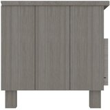 TV ormarić HAMAR svjetlosivi 106 x 40 x 40 cm masivna borovina | shoptok.hr